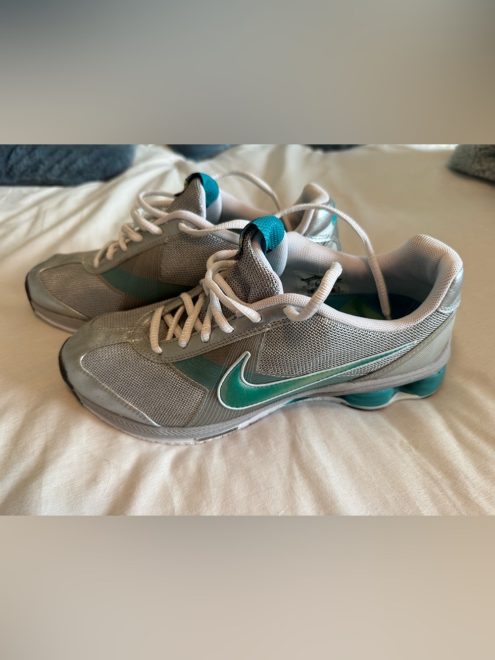 Nike Training Shox Zip- Silver & Teal -NWOT